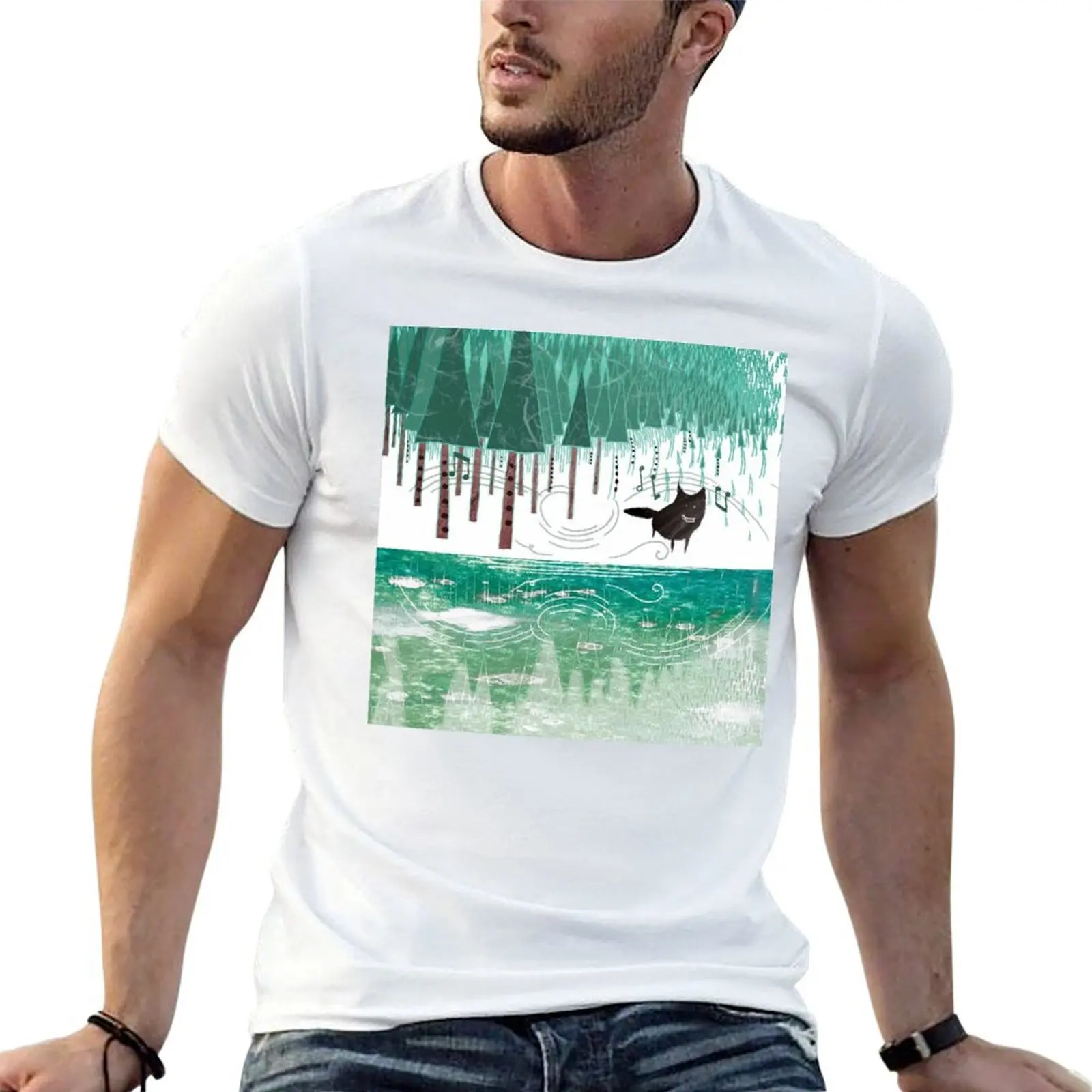 Peter and the Wolf - the wolf T-Shirt graphic t shirts for man t shirt man luxury T-Shirt
