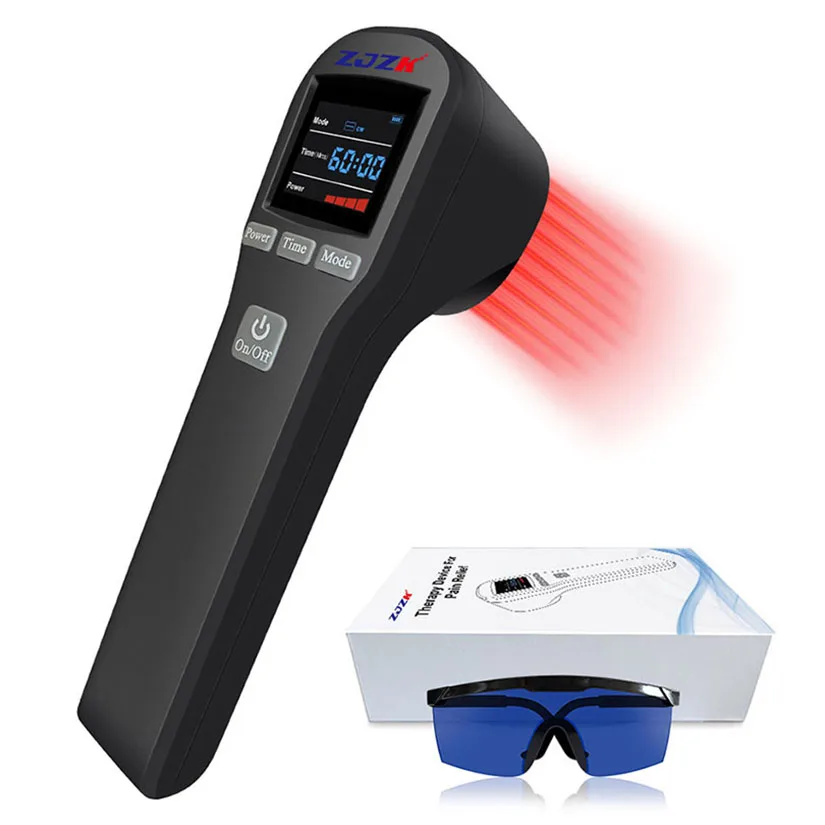 880mW infrared cold laser device for pain relief anti-inflammation tissue repair injury healing with 4x808nm+16x650nm 20 diode