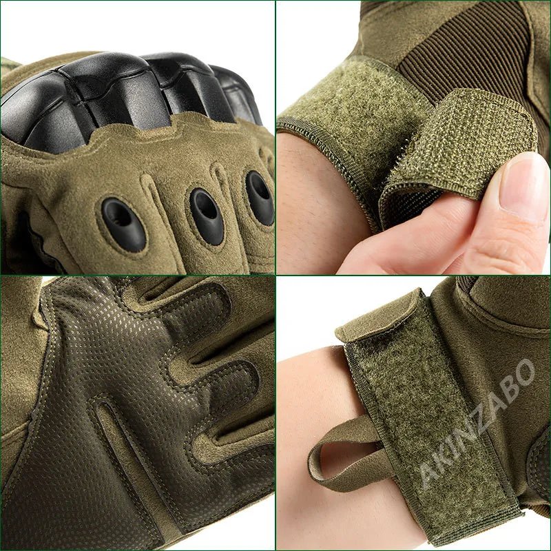 Tactical Military Gloves Men Shooting Gloves Touch Design Sports Protective Fitness Motorcycle Hunting Full Finger Hiking Gloves