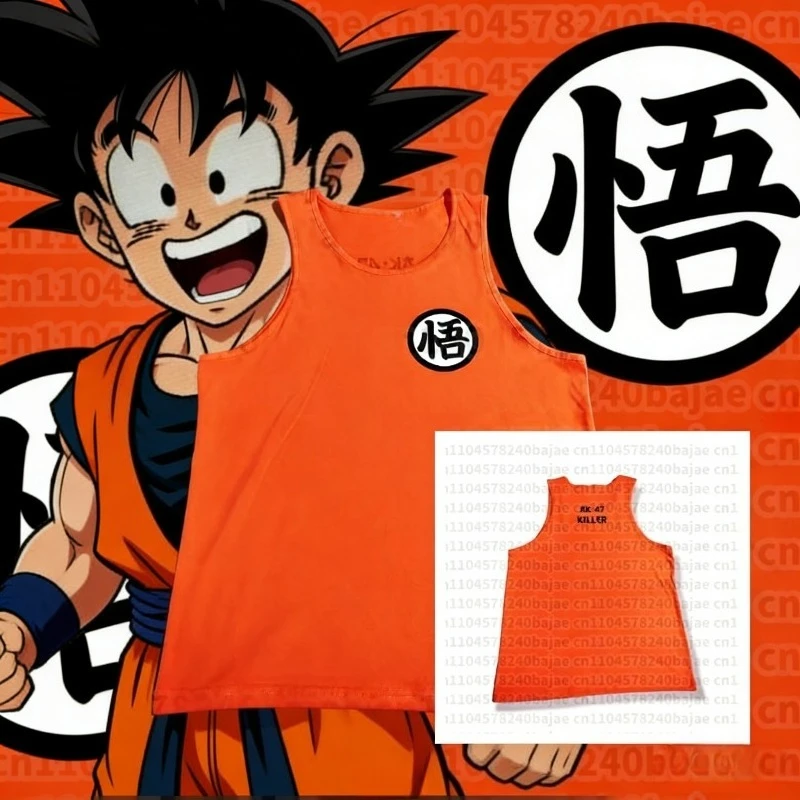 2026 Neue Anime Goku Cosplay 3D Tanktops Herren Sommer Bodybuilding Streetwear Ärmellose Oberteile Unisex Mode Lässige Coole Weste