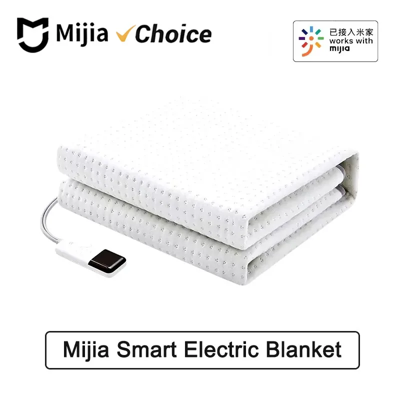 

Умное электрическое одеяло Mijia MJDRT018H с интеллектуальным двухзонным независимым контролем температуры, цифровым дисплеем, 220В/140Вт