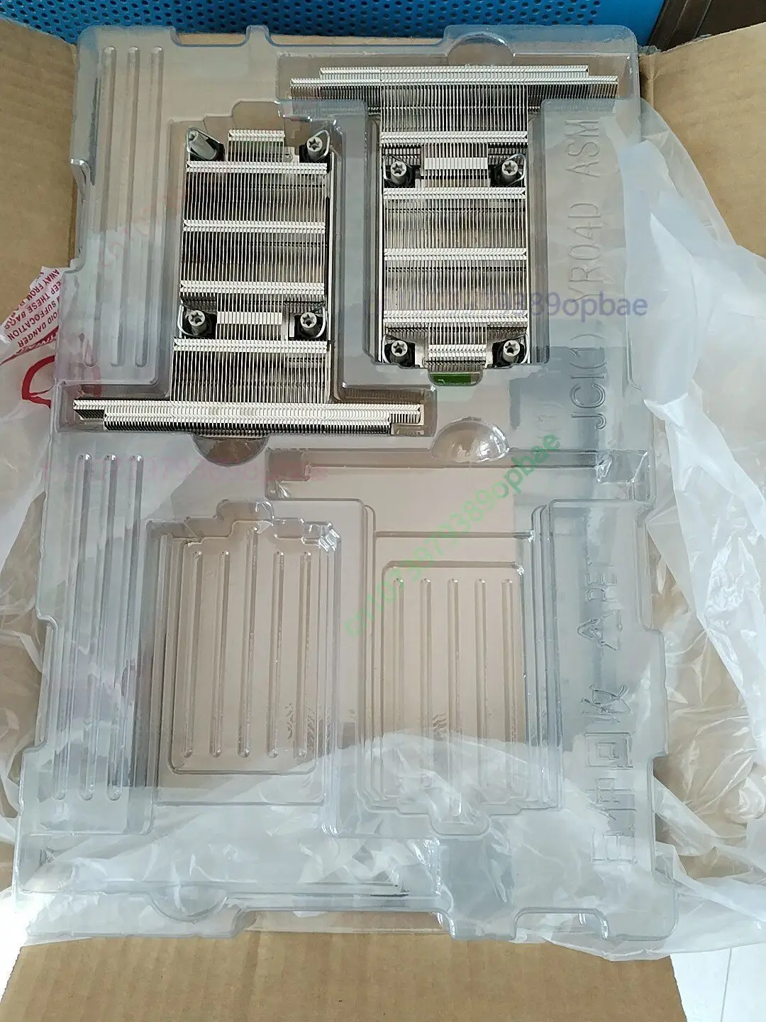 New 1U Half Height High Performance CPU Heatsink for Dell R750 R650 0YR04D Original Server Cooling Fin Replacement