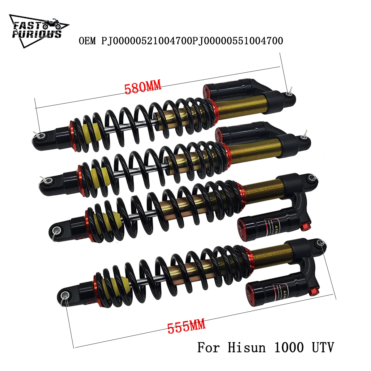 

2 шт. передний и задний амортизатор для Hisun 1000 UTV PJ00000521004700 PJ00000551004700