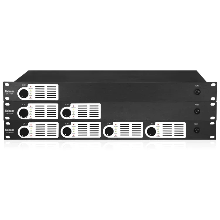 2025 Thinuna DA-2300H/2600H Professional DSP Mixer Public Address System Dual Channel Modular Fixed Voltage Digital Power Amplif