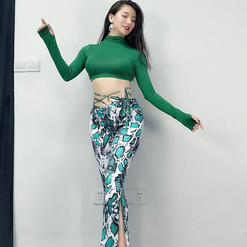 Belly Dance Costume Dancer Course Clothes 2024 Women's Set Oriental Adult Professional Top+Pants Set