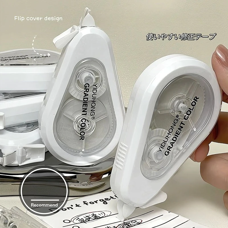 

5pcs/set INS Simplicity Aesthetic Correction Color White Color Smooth Gel Pen Correction Tape Student Stationery Supplies