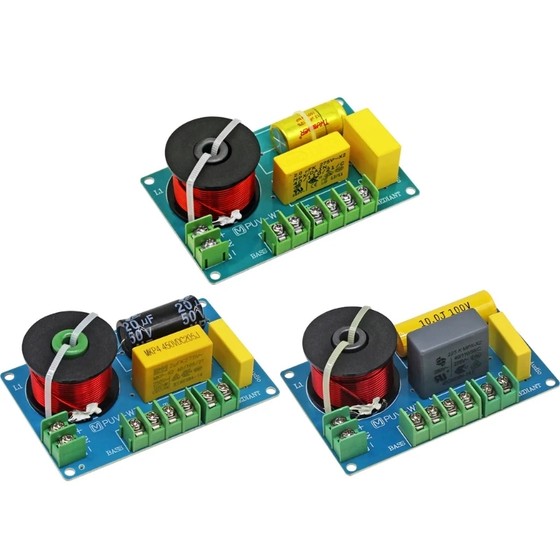 U55B Professional No Solder High Middle Low Sound Crossovers For Home Theater Bookshelf