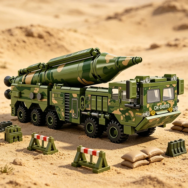 

Строительные блоки для сборки ракетных комплексов, военные строительные блоки для межконтинентальных ракет, детская игрушка, подарок на Рождество и праздники