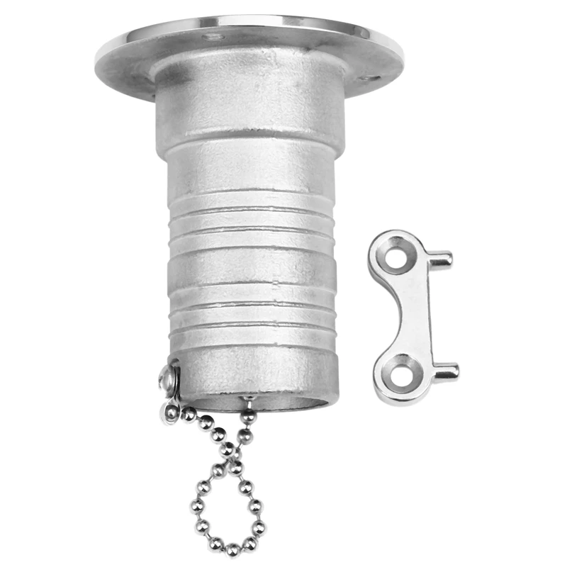 3X 38Mm 1.5 Inch Marine Stainless Steel Boat Deck Fill/ Filler Port Gas Fuel Tank With Key Cap