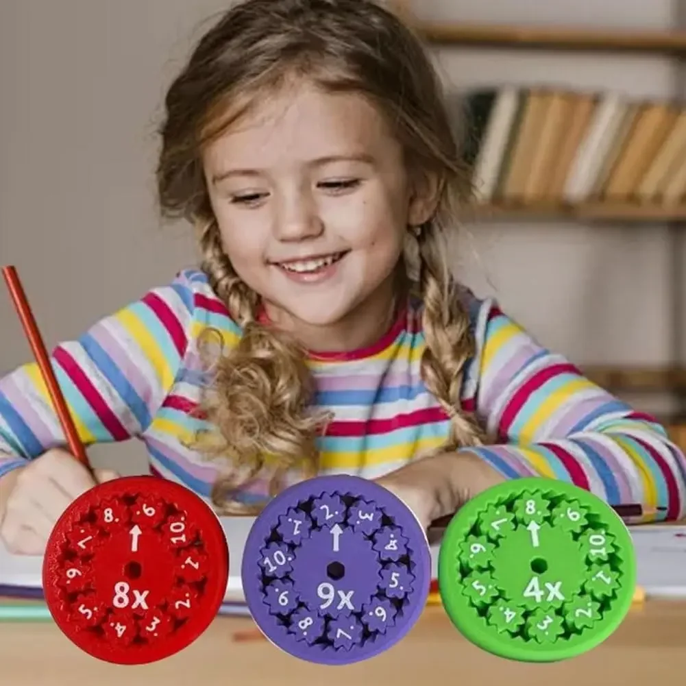 Mathe Tatsache Zappeln Spinner, Multi pli kation und Division Zappeln Spinner Spielzeug für Kinder, Stimmer und Geiger, die Mathe lernen