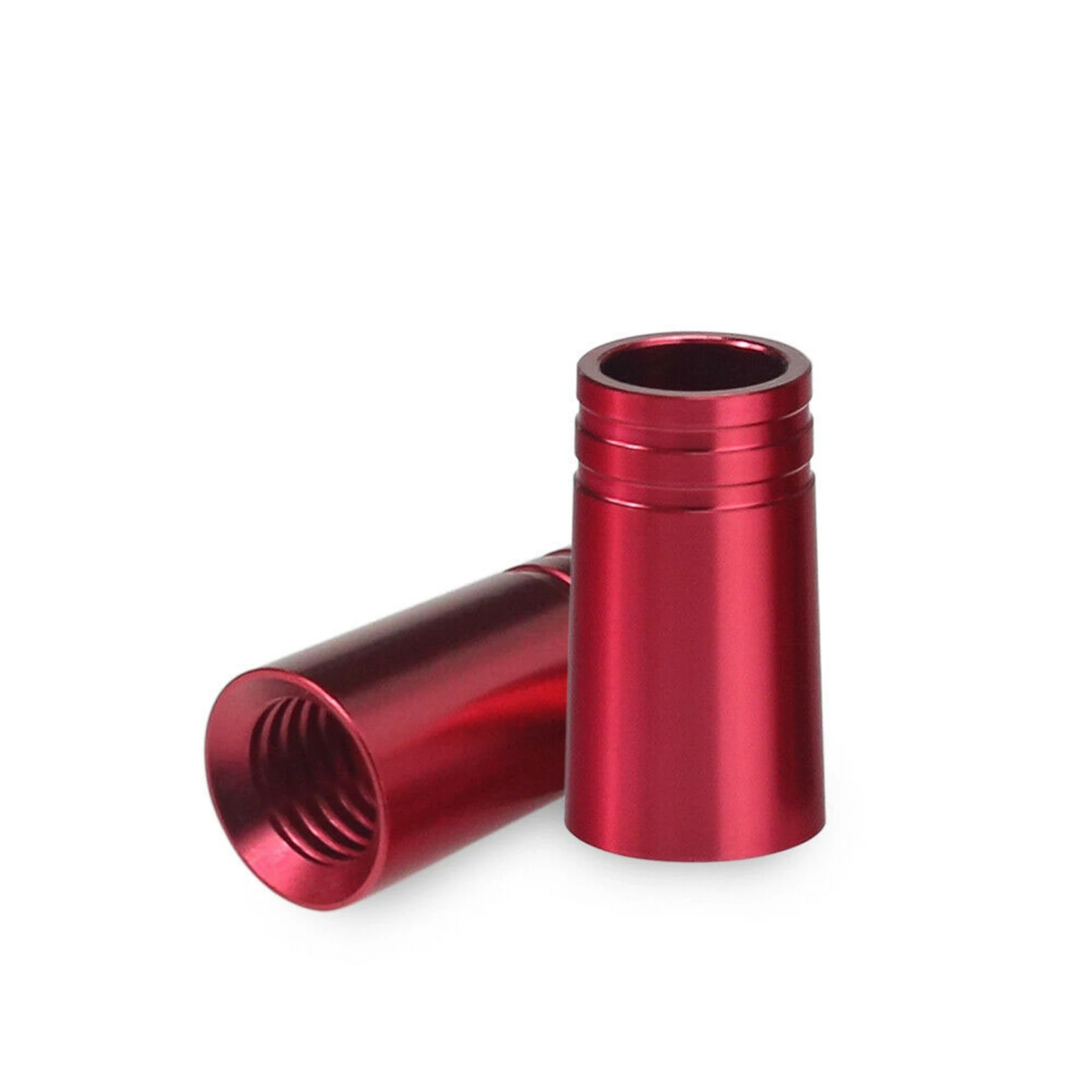 B93B-22 Pcs Golf Tip Metal Ferrules Irons Golf Club Accessories, 10 Pcs Silver & 12 Pcs Red