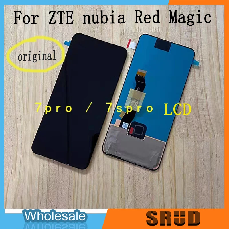 

6.8''Original Amoled For ZTE nubia Red Magic 7 7s NX679J LCD For RedMagic 7 Pro 7s Pro Display Touch Screen With burn shadow