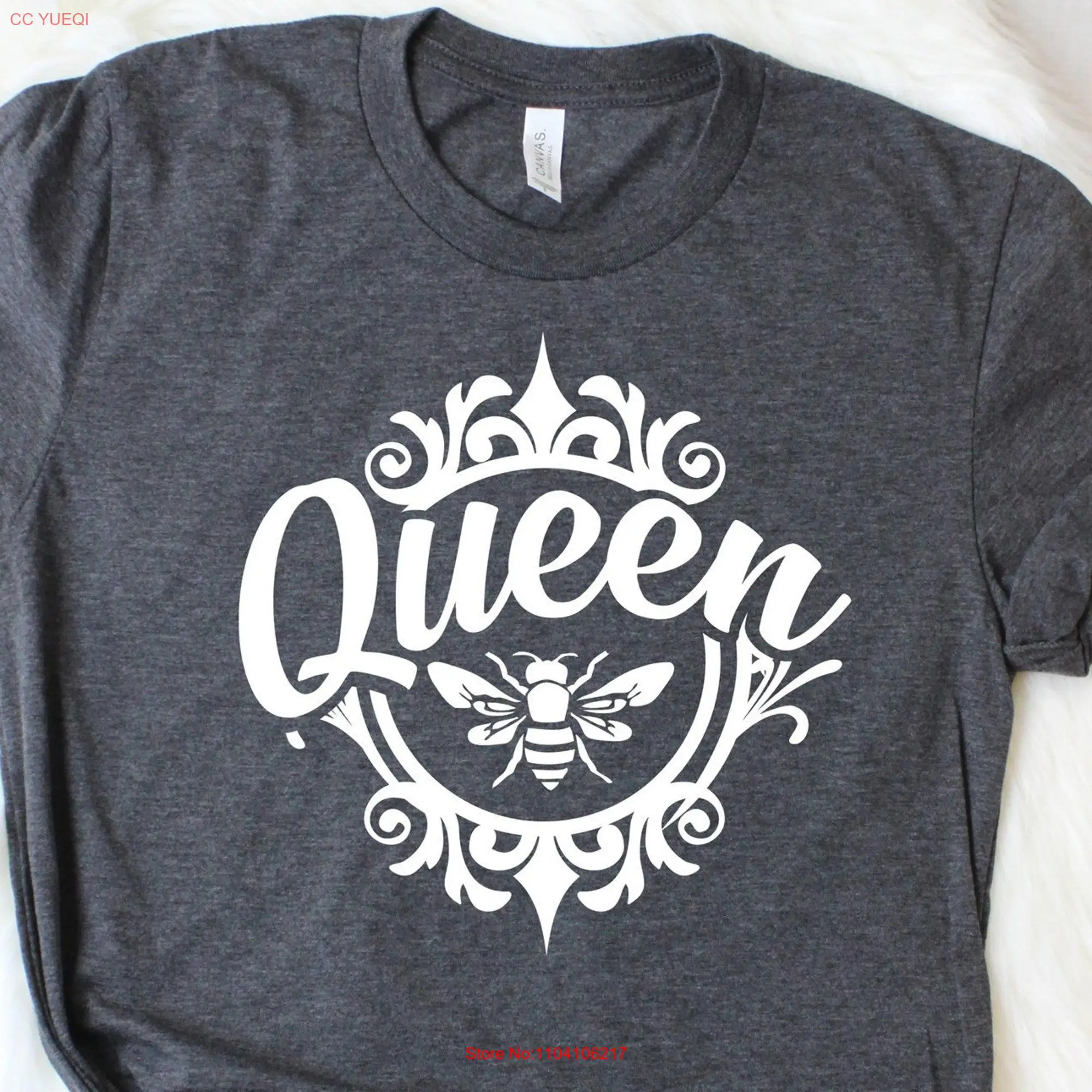 Queen Bee T Shirt Bumble long or short sleeves