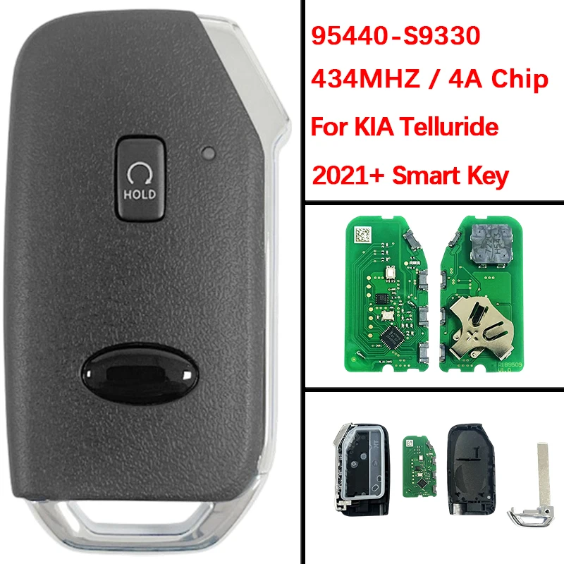 

CN051379 Aftermarket 5 Buttons Smart Key Fob 47 Chip 434Mhz FCC 95440-S9330 TQ8-FOB-4F34 For KIA Telluride 2021-2023