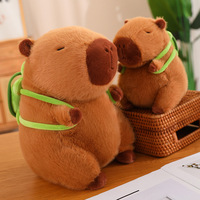 23cm Capybara Plush Simulation Capibara Anime Fluffty Toy Cute Doll Stuffed Animals Soft Doll Plush Christmas Thanksgiving Gift