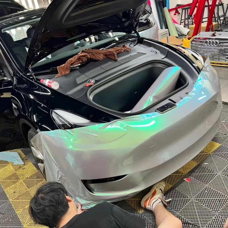 

The highest quality dreamy Turquoise green vinyl film, chameleon vinyl film, grey and purple, car packaging, quality guaranteed