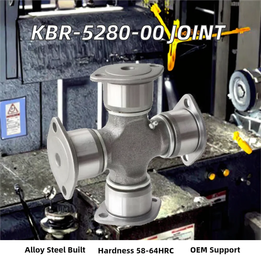 Hot Sale KBR-5280-00 Cardan Joint Single Structure 5 Degree Universal Joint for Industrial Machinery 5-280X 49.195x154.85mm