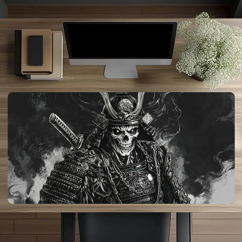 Dark skeleton warrior ancient armor table mat game card pad laptop  bedroom learning office desktop games large size playmat