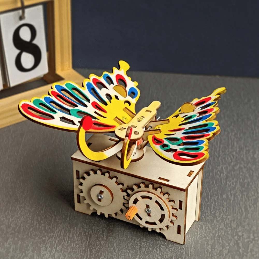 Creative STEM Butterfly Assembly Model Hands-On Assembly Home Experiment Education Experiment Toy Science Toy Kit Kids