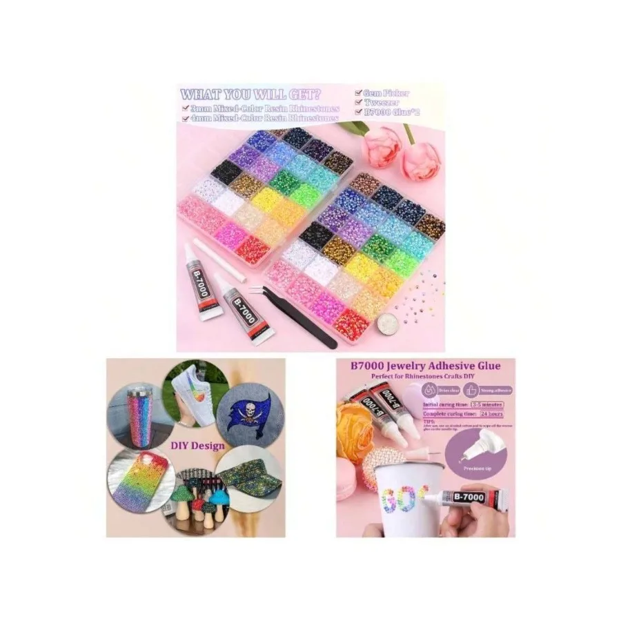 30000Pcs Resin Rhin…