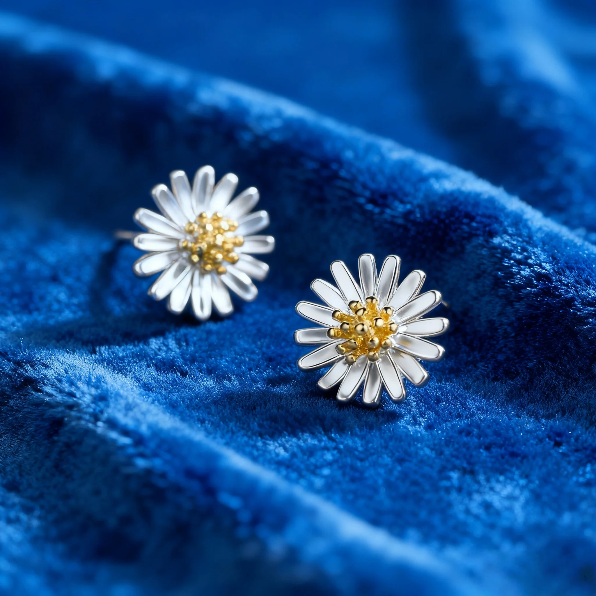 

Новые серебряные серьги с цветком ромашки, подходящие для изысканных женщин и девочек, элегантные модные ювелирные изделия на день рождения, аксессуары, подарки
