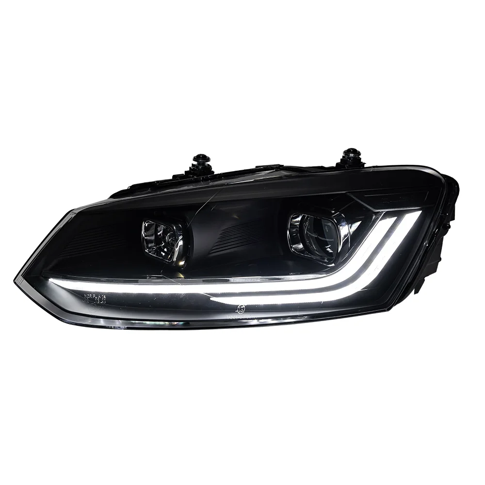 

Car Light for VW Polo 2009-2021 Dynamic Signal LED Headlights DRL Automotive Accessories With Projector Lens Head Lamp Bulb Type