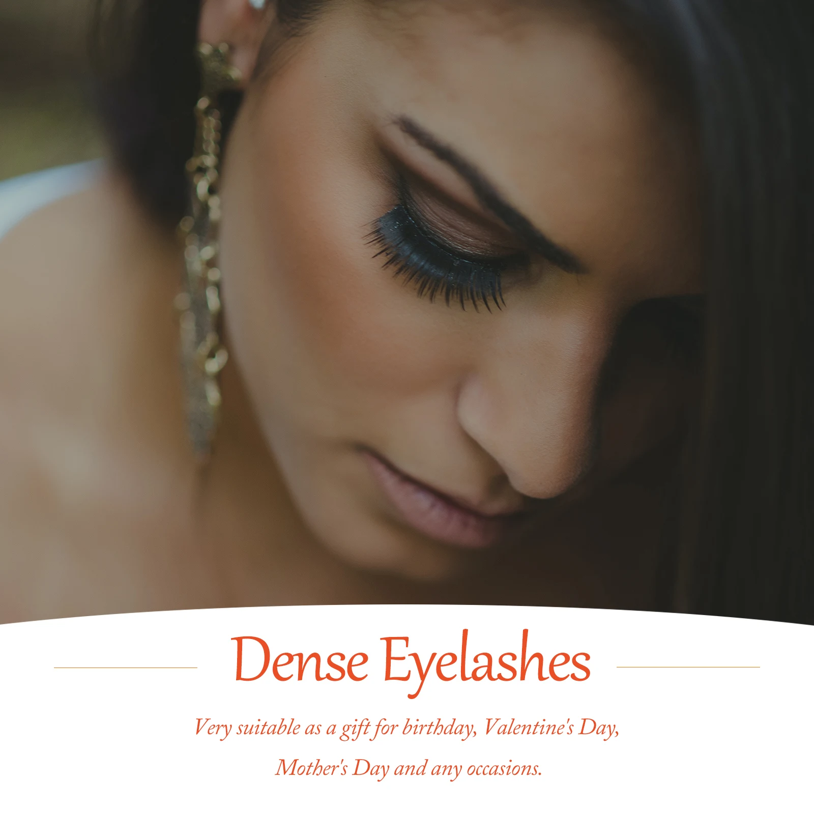 

4 Pairs False Eyelashes Set Fake Natural Look Extensions Halloween Party