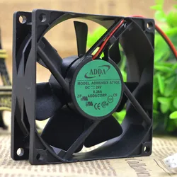 80mm 24V Cooling Fan 8cm For ADDA AD0824UX-A71GL 8025 24VDC  0.26A High Air Volume Cooling Fan 80X80X25MM