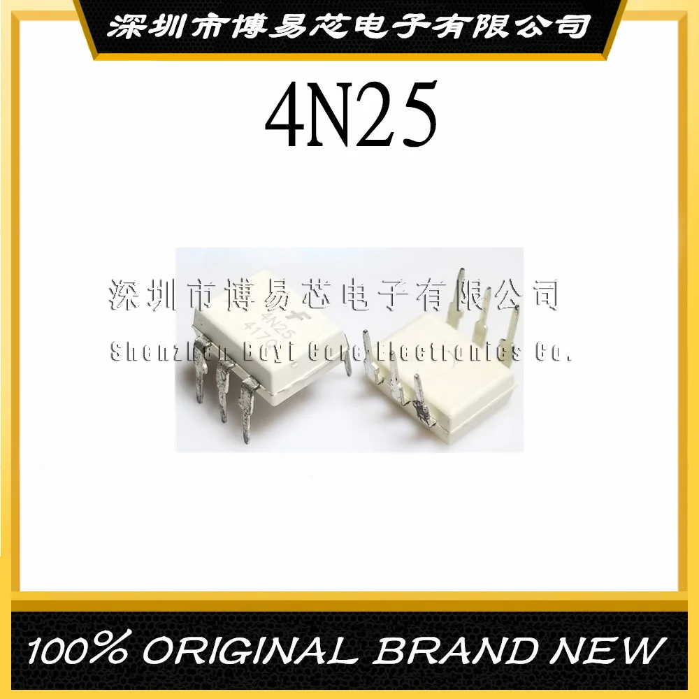 White, New 4N25 In-Line 6th Generation EL4N25 Original Product