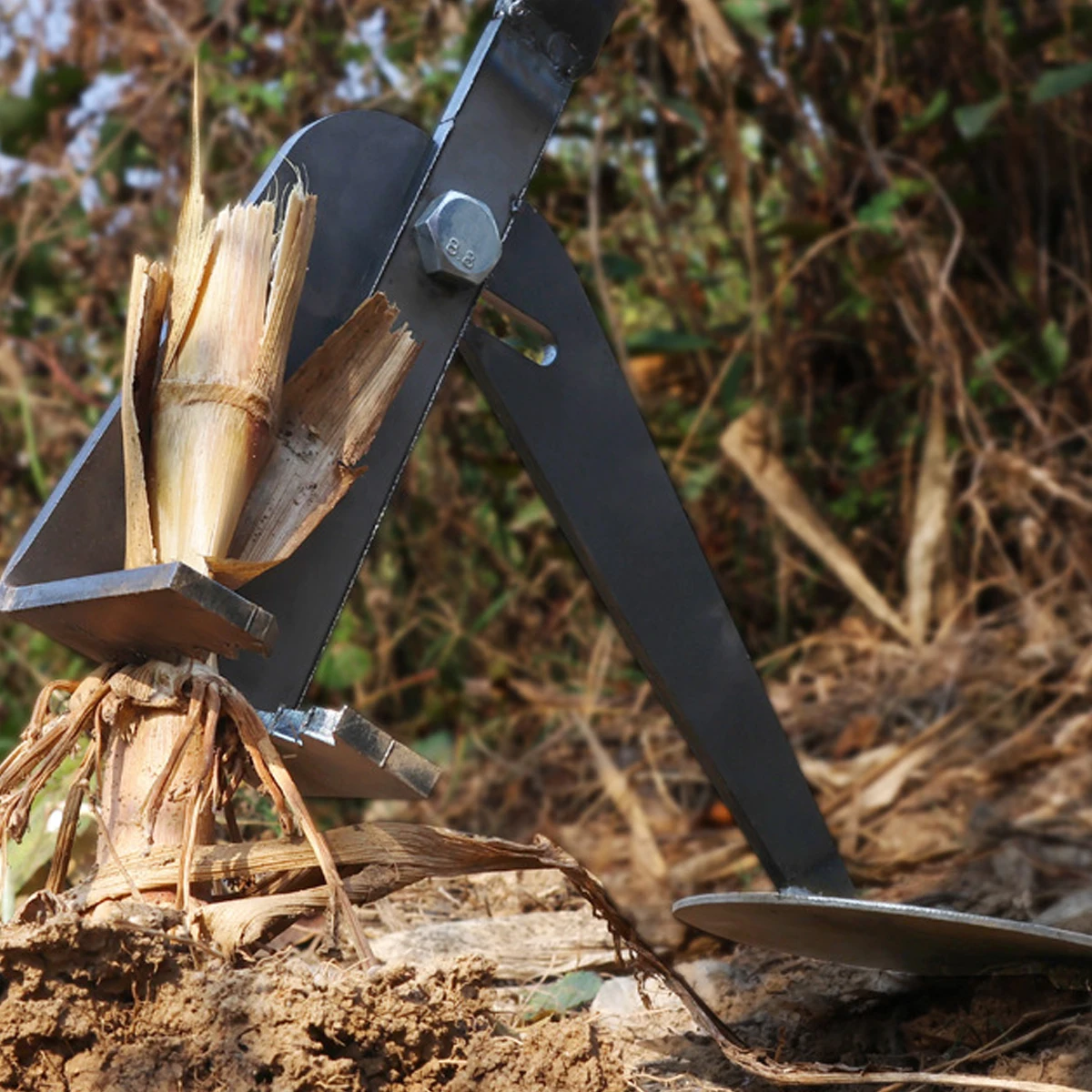 Used for Pulling Out Tree Stumps and Weeds Manual Weed Tool Agricultural Root Garden Hoe Plow Gardening Equipment Farm Removal