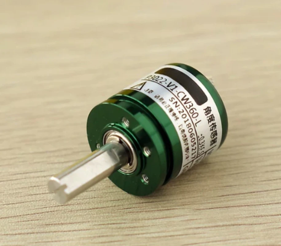 360° Hall Angle Sensor P3022-V1-CW360, 0-5V Output ±0.3%FS Linear Non-Contact Rotary Encoder