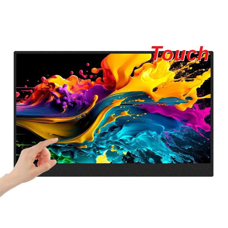 

LANLIPU 15.6inch Portable Touch Monitor 1920*1080 60HZ IPS For Laptop/ MAC/Xbox/PC/PS4/5/Switch/Phone Extension Display Gaming