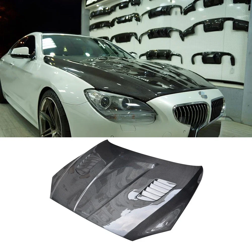 

V Type Carbon Bonnet Engine Cover Hood For BMW M6 F06 F12 F13 2014-2017