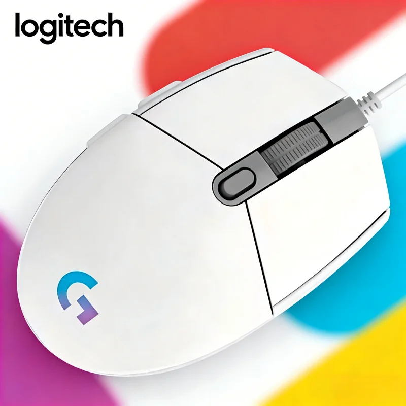 

Logitech G102 Long Battery Life Mouse Silent Office Use Anti-Slip Cool Design Mini Silent For Dormitory Home Study