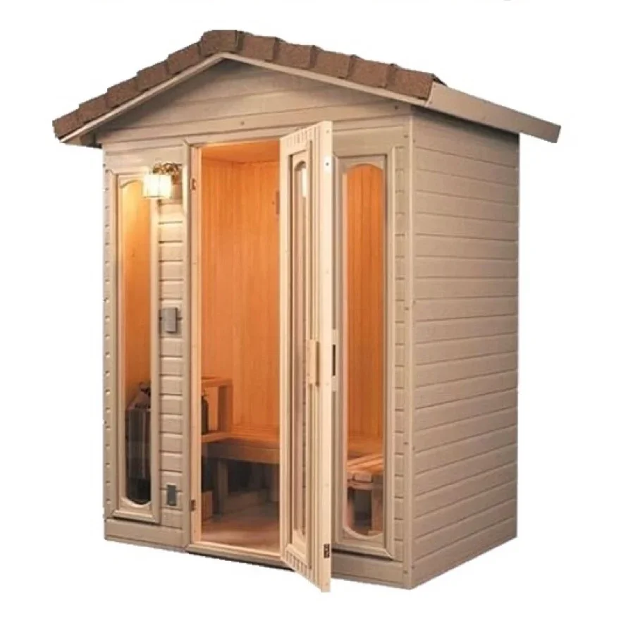 Home Outdoor Sauna Room Sweat Steaming Steam Sweating Wet Steaming Far Infrared Courtyard Outdoor Sweat Steaming