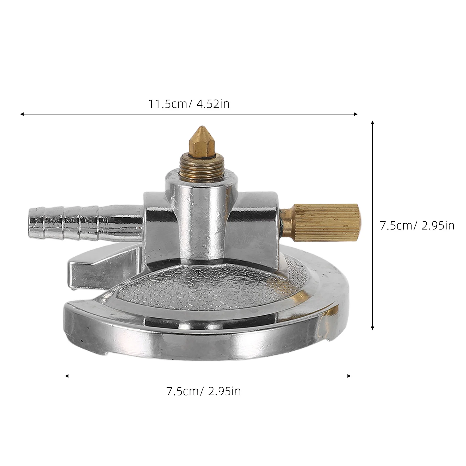 Лабораторный нагревательный стабилизатор пламени, горелка, 200 мл, игольчатый клапан из нержавеющей стали, точная регулировка, безопасный, прочный, взрывозащищенный