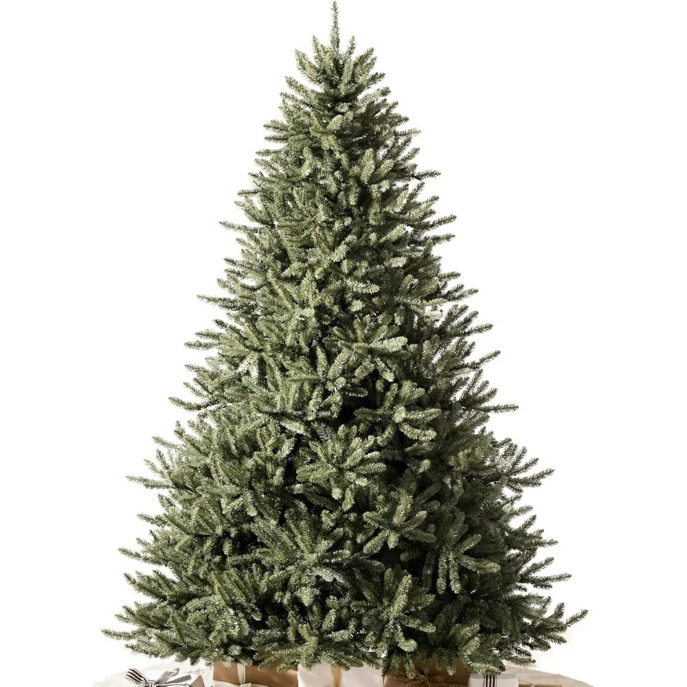 

7.5ftUnlit Classic Blue Spruce Artificial Christmas Tree PVC Needle Foliage Easy Storage with Storage Bag Indoor Holiday Display