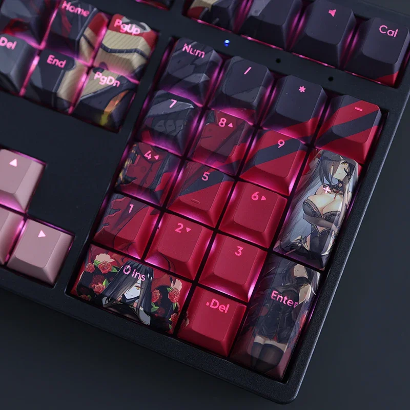 108 tasti/Set fary Lane schwarder groxe Anime Gaming Custom PBT Keycap Cherry altezza per MX Switch tastiera meccanica fai da te