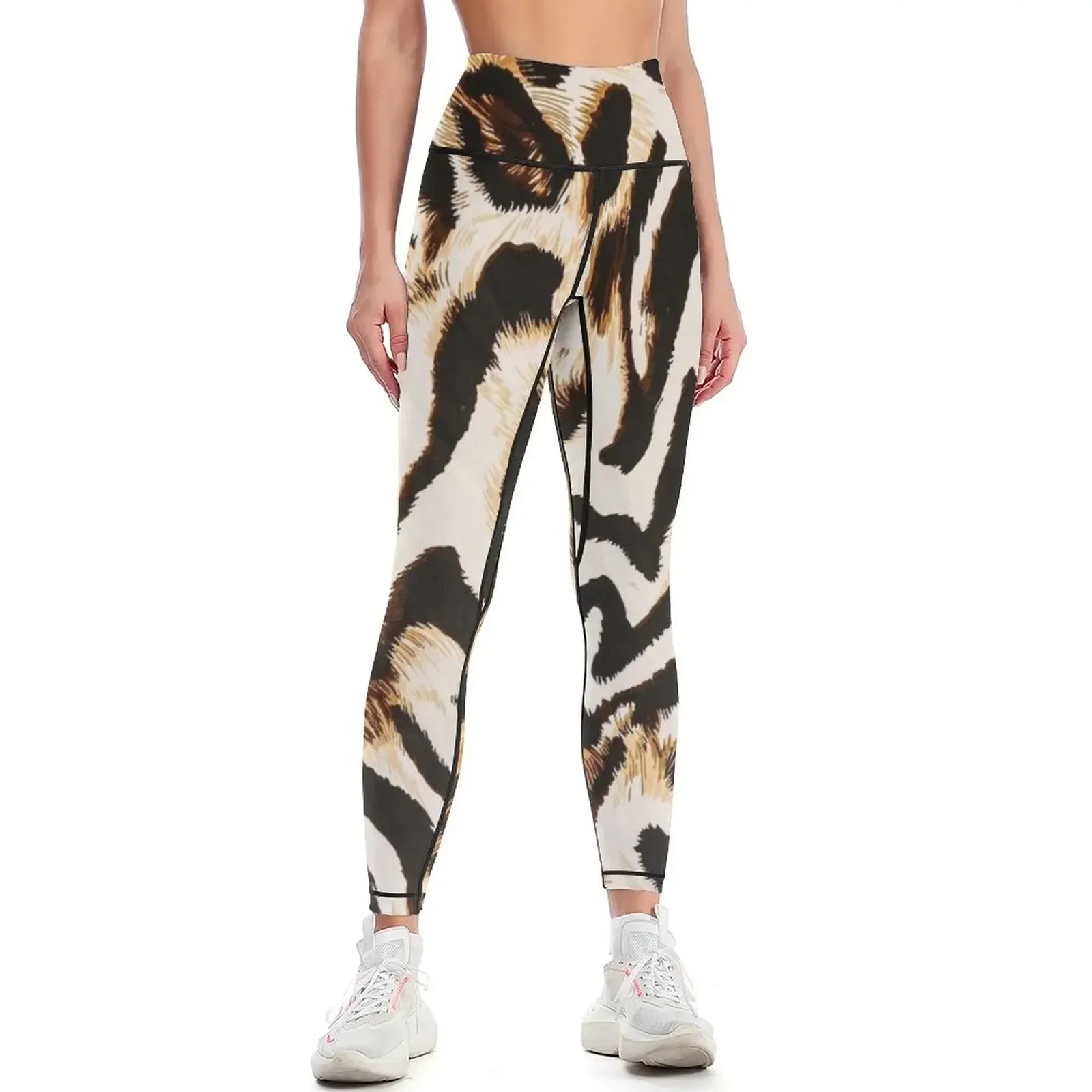 

Abstract Animal Print 5 Leggings Training pants sports tennis for Tight fitting woman fitness set gym Womens Leggings