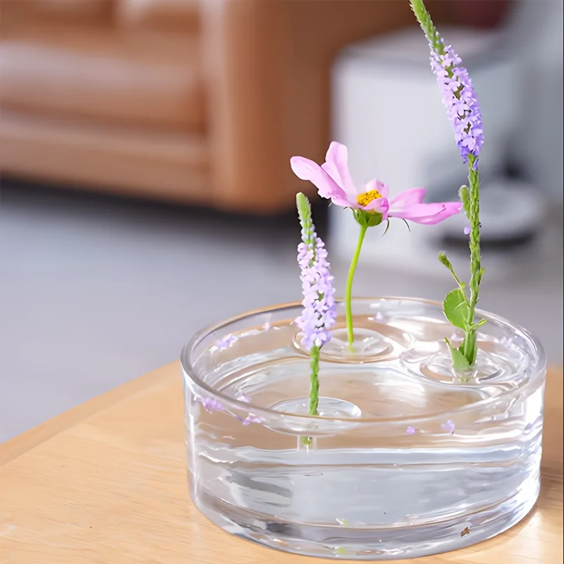 Floating flower vase cross-border simple wabi-sabi style flower arrangement flower arrangement flower hydroponic vessel