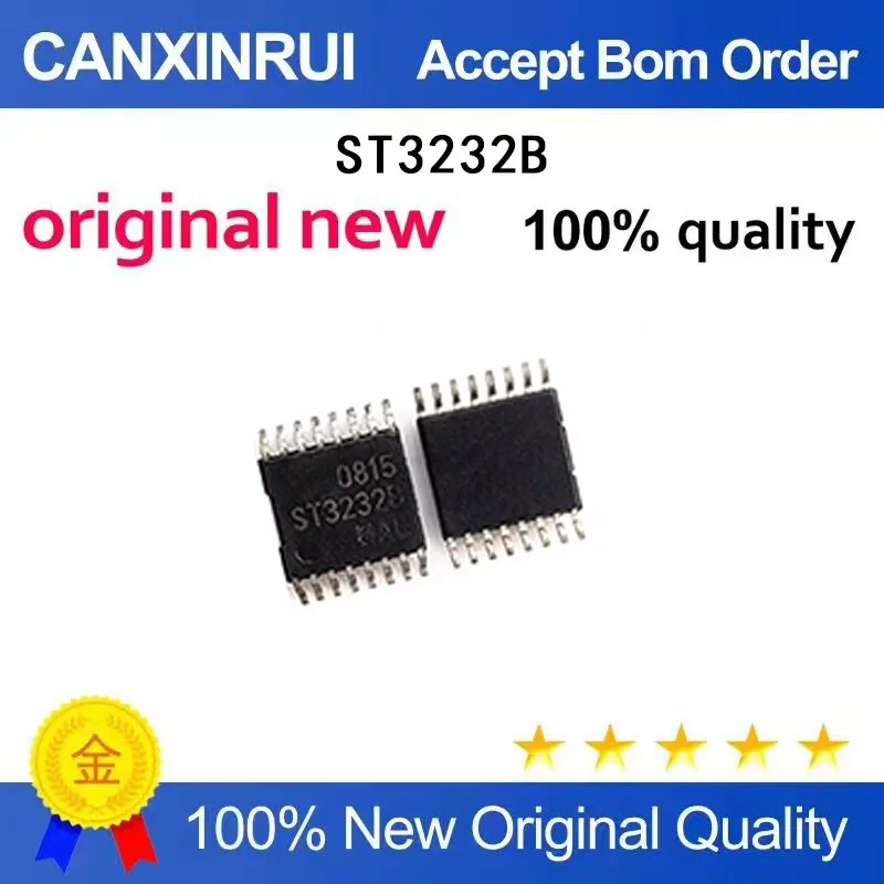 

(5-100 Pieces) Brand new original ST3232BTR ST3232B TSSOP-16