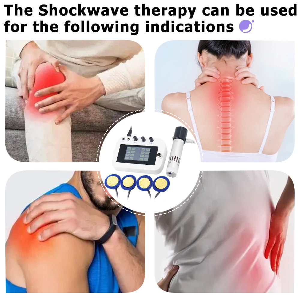 Professional Shock Wave Therapy Machine EMS 300MJ For ED Treatment And Relieve Body Pain New Physiotherapy Shockwave Massager