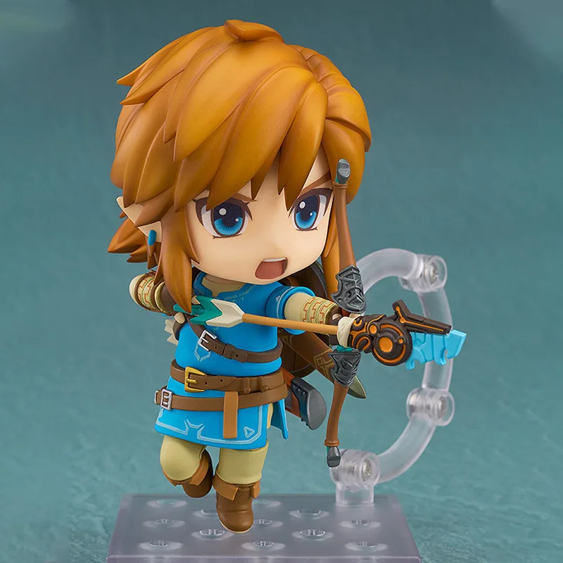 The Legend Of Zelda Breath Of The Wild Ver. 733 733-DX Link Action Figure 10cm Mini PVC Figurine Of Zelda