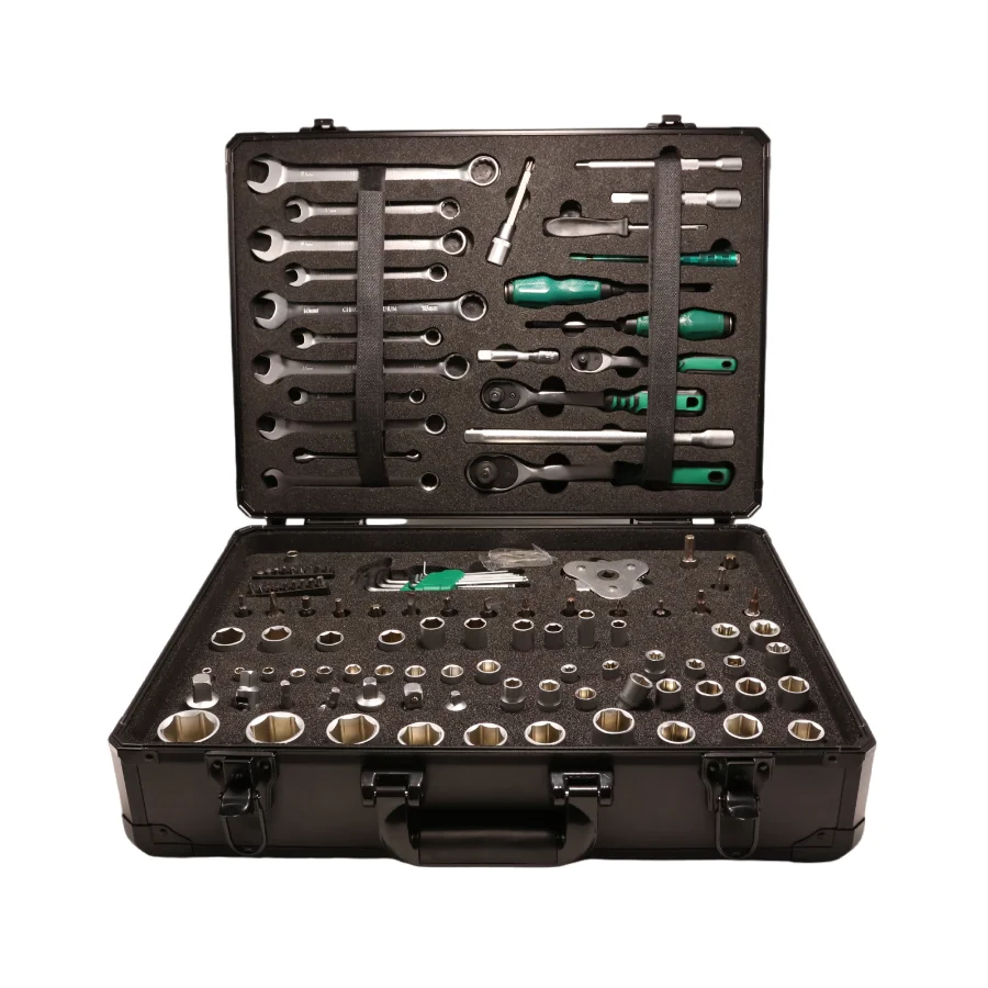 121PCS OEM Professional Cordless Electric Torque Wrench Tool Set High Carbon Steel Hard Case Automotive Repair Industrial
