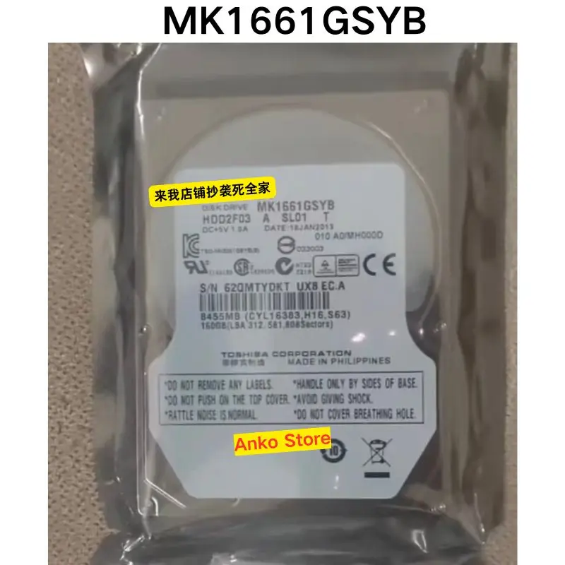 Second-hand test OK  MK1661GSYB 160GB 2.5 