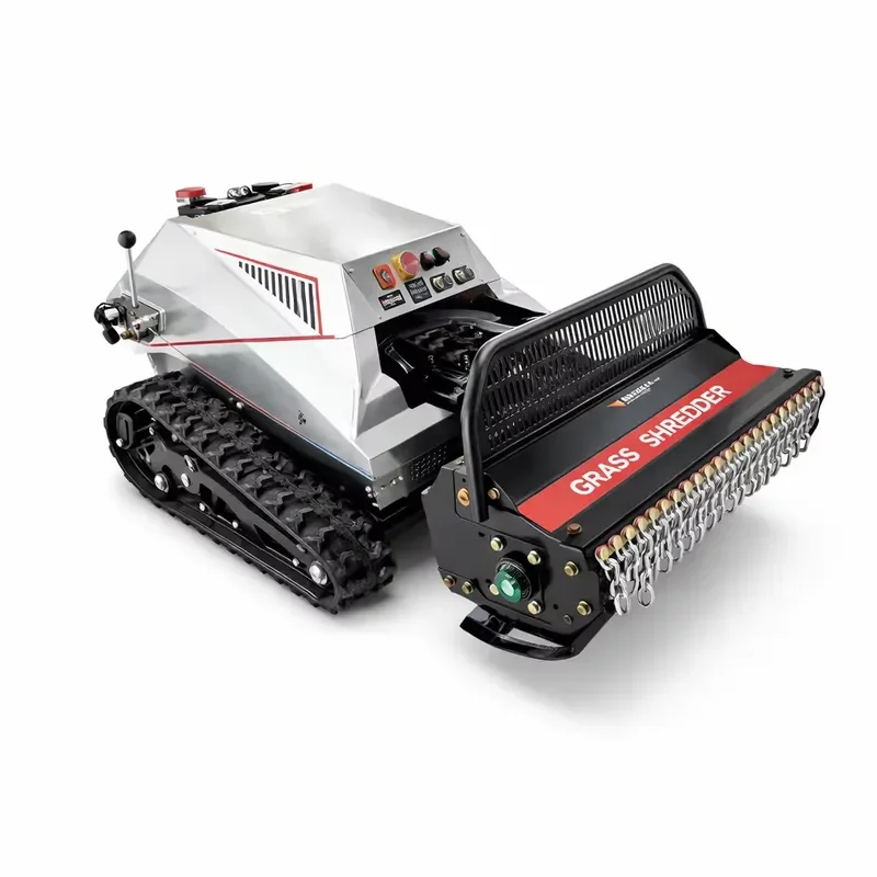 VORAN 6 in 1 Multi Function Remote Control Mower Rotary Tiller Trencher Machine RC Agricultural Weeding Machine for Farm Land