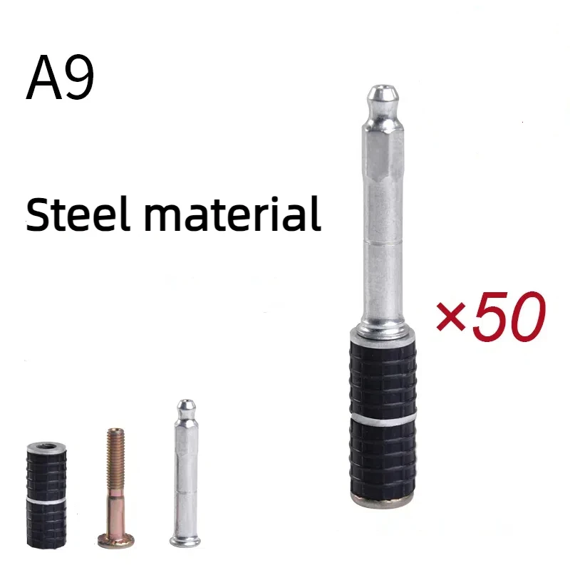 50pcs/bag A9 Steel Material Grout Packers,Injection Packer Nozzle grout packer for High Pressure Grouting Injection Packer