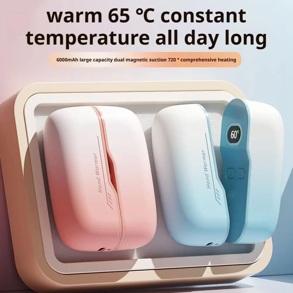 

Magnetic Hand Warmer Aesthetics Functionality Rapid Heating Long-Lasting Warmth Built-In Overheat Protection For Parents Friend