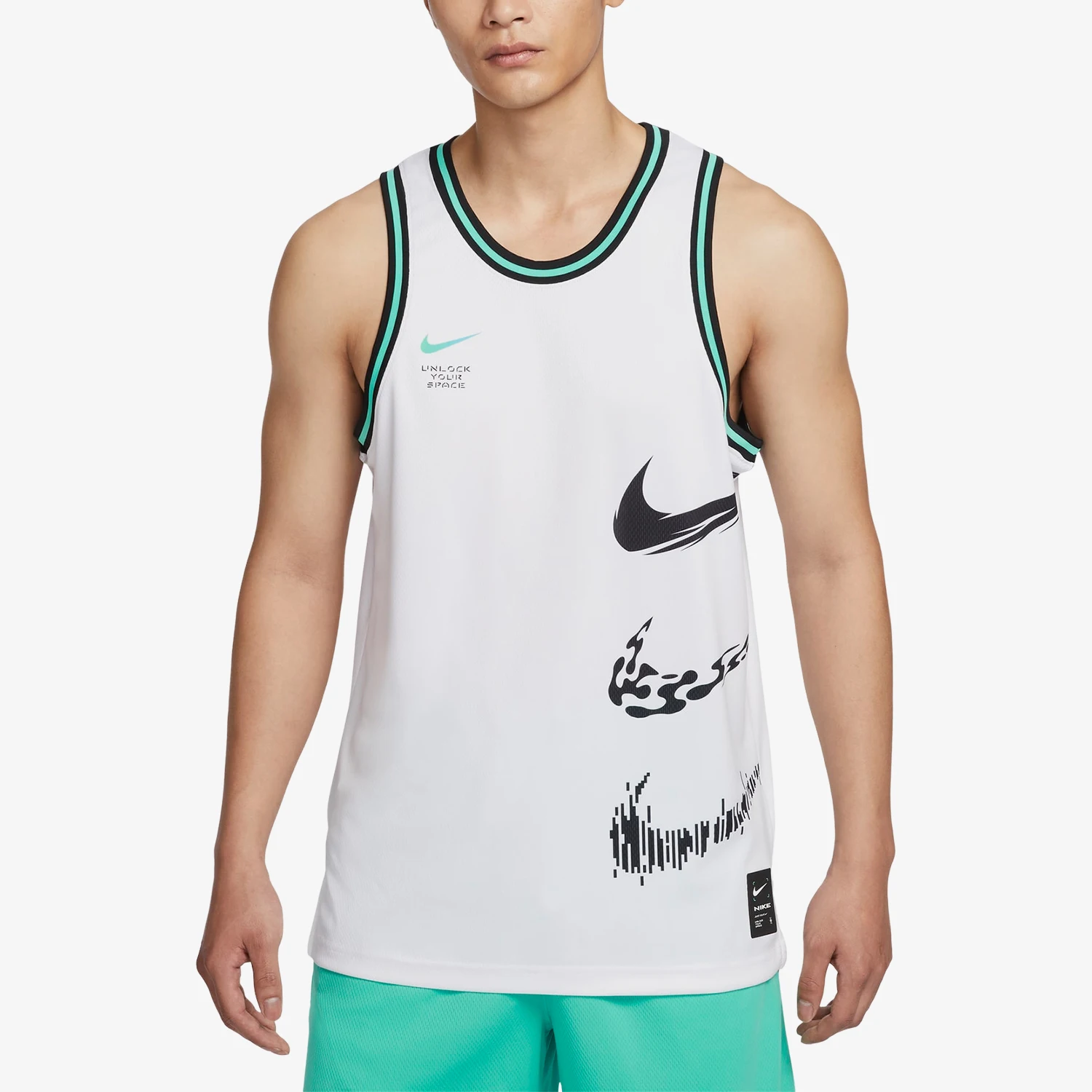 

Nike Genuine Product 2024 New Men's Printed Sleeveless Tank Top FJ7228-100