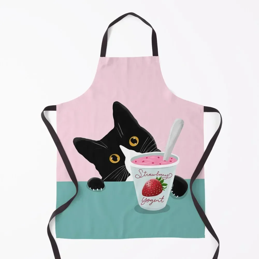 

The Yogurt Thief Apron Cute Kitchen For Cooking Kitchen Items For Home Manicurists Apron